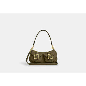 Ashton Bag,  EUC, Olive With Gold Hardware